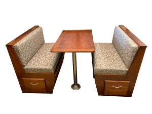 Bradd and Hall Wood Dinette Booth