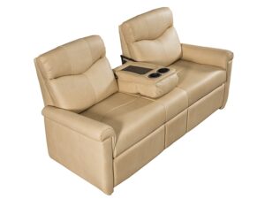 Lambright Luxe Sofa Sleeper with the center Console Down