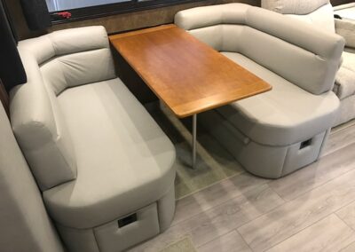 RV dinette booth