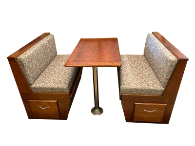 Bradd and Hall Wood Dinette Booth